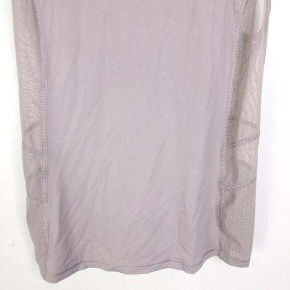 Lululemon Top Womens Medium Racerback Mesh Sides Workout Gray Casual Athleisure - Picture 3 of 8